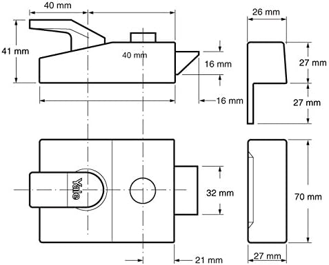 P84 Standard Nightlatch