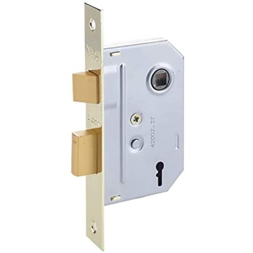 Yale Pm236 Bathroom Sashlock 2.5" Polished Brass