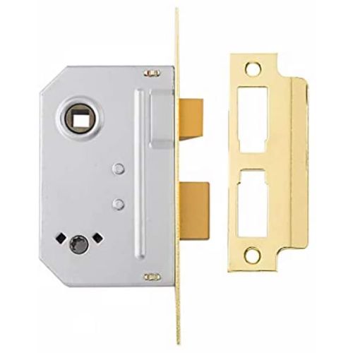 Yale Pm236 Bathroom Sashlock 2.5" Polished Brass