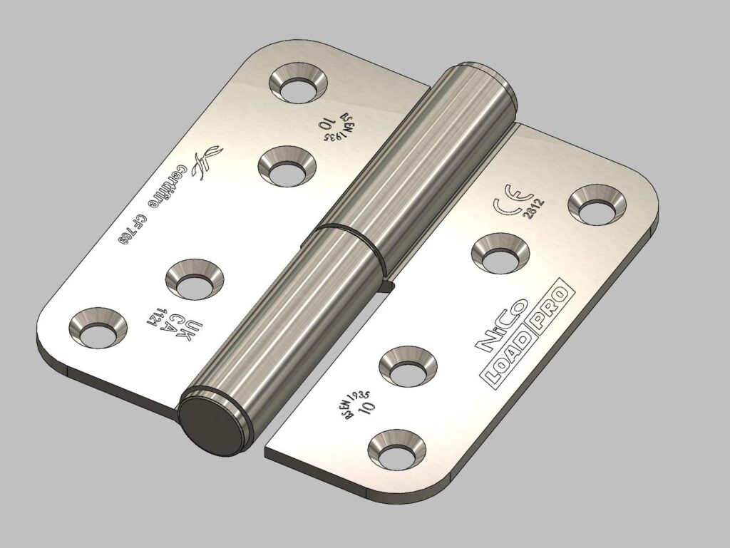 4710 Maintenance Free UKCA & CE Grade 10 Symmetrical Lift Off Fire Door Hinge