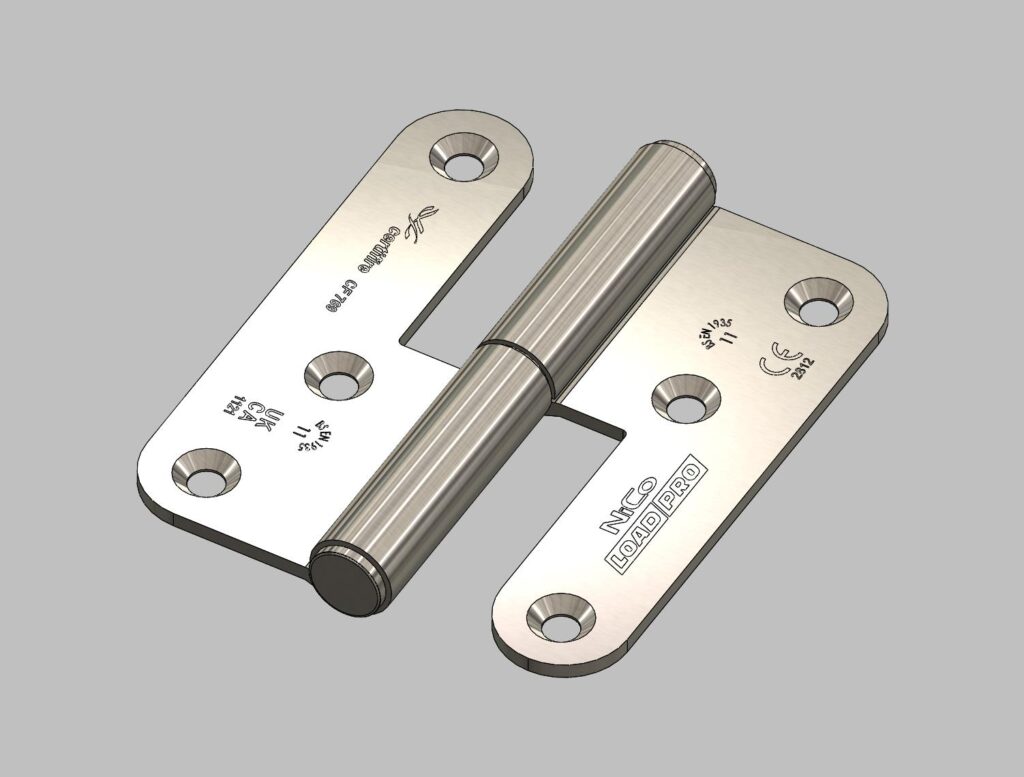 4715 Maintenance Free UKCA & CE Grade 11 Offset Lift Off Fire Door Hinge