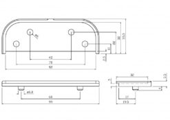 4916 Hinge Packer (for 4915 3D hinge if required)
