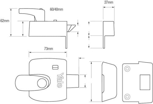 X9 Safety Handle Nightlatch