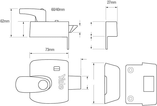 X9 Safety Handle Nightlatch