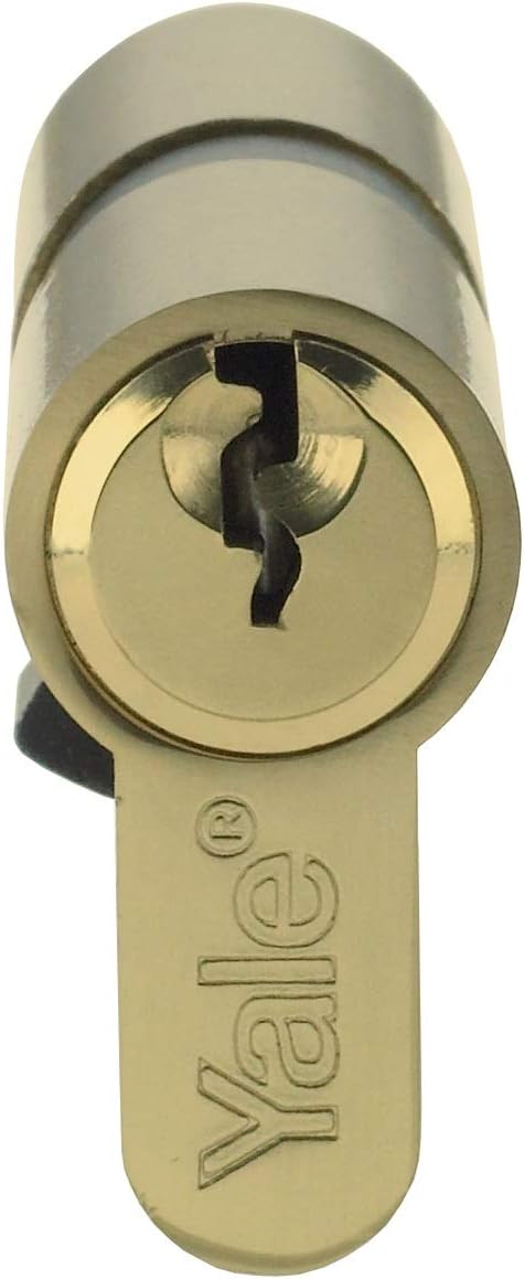 Yale P-ED3030-PB - Euro Cylinder Lock - 30/30 (70mm) / 30:10:30 - Brass Finish - Standard Security