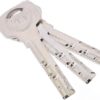 Yale B-ED3555-SNP Euro Double Cylinder, 3 Keys Supplied, Standard Security, Boxed, Suitable for All Door Types, Nickel Finish, 35:10:55 (100 mm)