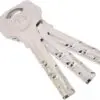 Yale B-ED3555-SNP Euro Double Cylinder, 3 Keys Supplied, Standard Security, Boxed, Suitable for All Door Types, Nickel Finish, 35:10:55 (100 mm)