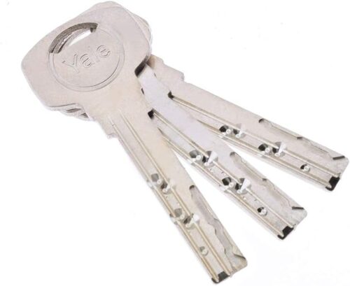 Yale P-ED4545-SNP - Euro Cylinder Lock - 45/45 (100mm) / 45:10:45 - Nickel Finish - Standard Security