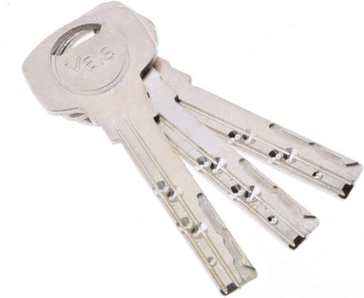 Yale B-ED3555KA-PB - Euro Cylinder Lock - Keyed Alike - 35/55 (100mm) / 35:10:55 - Brass Finish - Standard Security - 2 Cylinders - Polybag