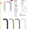 Zoo Hardware ZCSD425-PVDSB 19mm X 425mm Bolt Fix Pull Handle - Rosso - PVD Satin Brass