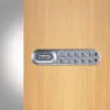 CODELOCKS KL1000 Classic Electronic Kitlock Cabinet Lock SilverGrey Right Hand