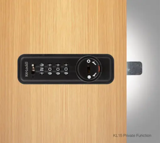 CODELOCKS KL15 Mechanical Kitlock Digit Combination Lock Black LH Public