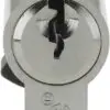 Yale P-ET3030-SNP Euro Thumbturn Cylinder, 3 Keys Supplied, Standard Security, Visi Packed, Suitable for All Door Types, 30:10:30 (70 mm), Nickel Finish
