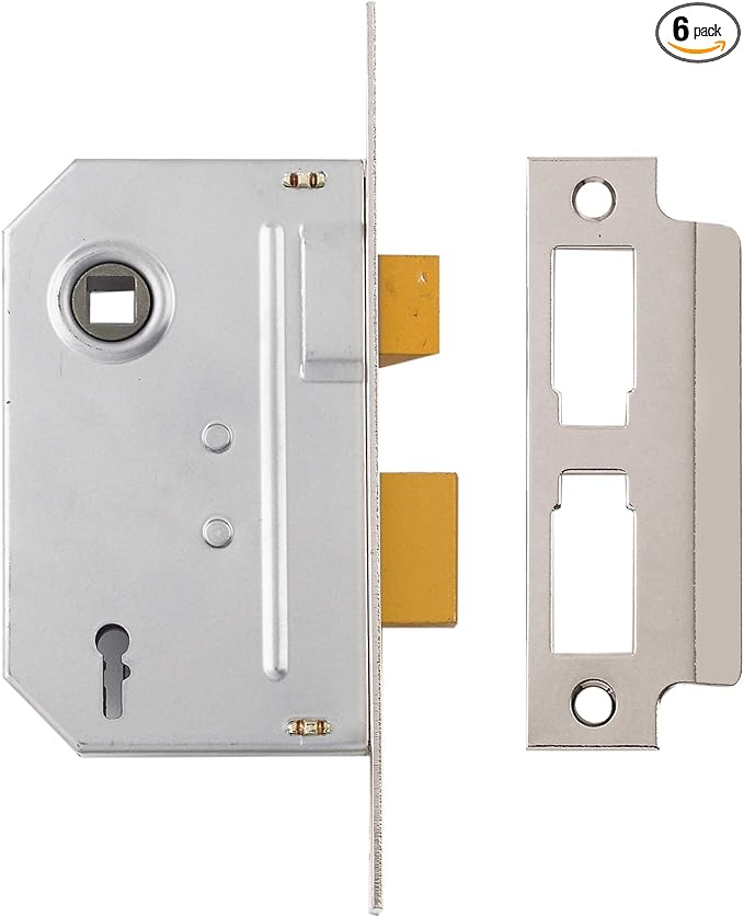 Yale P-M320-CH-78 23 Lever Mortice Sashlock, Visi Pack, Suitable for Internal Doors, Chrome Finish, 3 Inch/76 mm