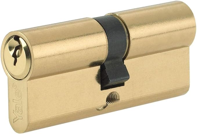 Yale P-ED4045-PB - Euro Cylinder Lock - 40/45 (95mm) / 40:10:45 - Brass Finish - Standard Security