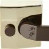 Deadlocking Nightlatch Brass Finish, High Security with Automatic Deadlock, Brasslux