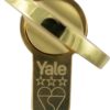 YALE PLATINUM 3STAR 35/35 T/TURN (70MM) BRASS