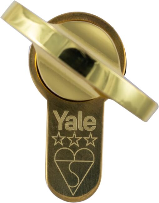 YALE PLATINUM 3 STAR T/TURN 35/35 (70MM) BRASS