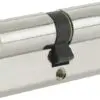 Yale Standard Euro Cylinder Nickel Plated 35/55 (90mm overall) Lock with 3 keys supplied - A 6 pin cylinder with a 10 year guarentee. by Truly PVC Supplies