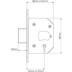 M552 5 Lever Deadlock 3