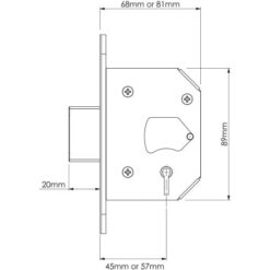 Yale M552 5 Lever Deadlock 3