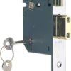 Yale 5 Lever Mortice Sashlock, High Security, Polished Chrome, 3 Inch/76 mm