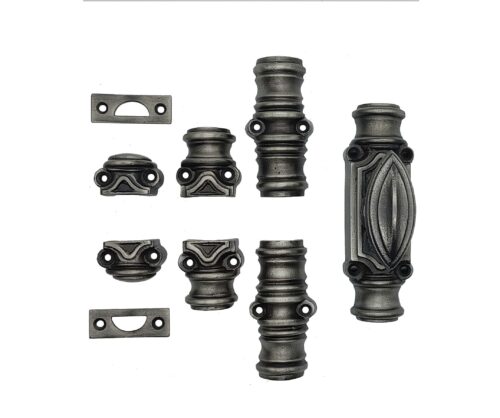 Victorian plain stepped espagnolette bolt/Cremone bolt upto 6 FT 4 