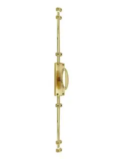 Oval knob door spagnolette bolt/cremone bolt upto 2500mm POLISHED BRASS(upto 8 feet)