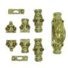 Plaine stepped espagnolette bolt/Cremone bolts upto 9 feet polished brass LACQUERED