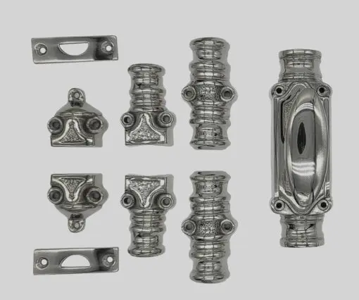 classic espagnolette bolt / cremone bolt 9 feet satin nickel
