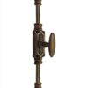 Classic door espagnolette bolt/Cremone bolt upto 9 Feet ANTIQUE BRASS UNLACQUERED