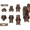 Classic door espagnolette bolt/Cremone bolt upto 9 Feet ANTIQUE BRASS UNLACQUERED