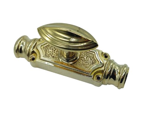 Plaine stepped espagnolette bolt/Cremone bolts upto 9 feet polished brass unlacquered