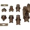 Classic door espagnolette bolt/Cremone bolt upto 9 Feet ANTIQUE BRASS UNLACQUERED