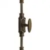 Classic door espagnolette bolt/Cremone bolt upto 9 Feet ANTIQUE BRASS UNLACQUERED