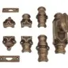Plaine stepped espagnolette bolt/Cremone bolts upto 9 feet antique brass unlacquered