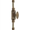 Plaine stepped espagnolette bolt/Cremone bolts upto 9 feet antique brass unlacquered