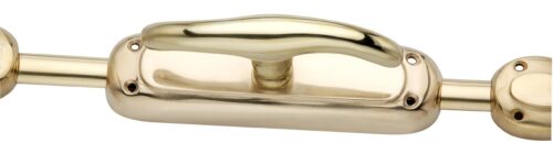 Elegant door espagnolette bolt / Cremone bolt upto 9 feet polished brass lacquered
