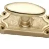 Classic door espagnolette bolt / Cremone bolt 9 feet polished brass unlacquered
