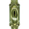 Classic door espagnolette bolt / Cremone bolt 9 feet polished brass unlacquered