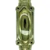 Classic door espagnolette bolt / Cremone bolt 9 feet polished brass unlacquered