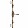 Victorian lever door Espagnolette Bolt/cremone Bolt upto 9 Feet antique brass unlacquered
