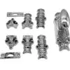 Classic door espagnolette bolt / cremone bolt upto 9 feet polished nickel