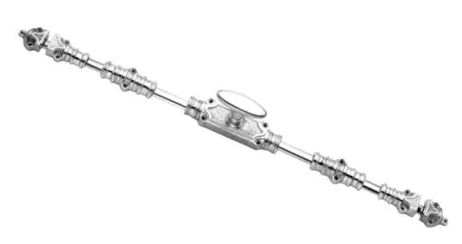 Classic door espagnolette bolt / cremone bolt upto 9 feet polished nickel