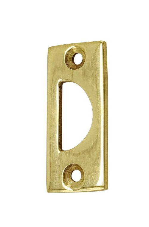 Oval knob locking door Espagnolette/Cremone bolt upto 8.5'-Polished brass lacquered