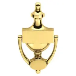 Urn Door Knockers – Multiple Finishes - 160mm, Polished Brass