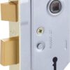 Yale P-M236-PB-63 Bathroom Sashlock, Visi Pack, Suitable for Internal Doors or Bathroom Doors, Brass Finish, 2.5 Inch/64 mm
