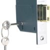 Yale P-M562-CH-80 PM562 British Standard 5 Lever Mortice Deadlock, High Security, Visi Pack, Suitable for External Doors, 3 Inch/76 mm, Polished Chrome