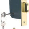 Yale P-M552-PB-65 5 Lever Mortice Deadlock, Boxed, Suitable for External Doors, Brass Finish, 2.5 Inch/64 mm