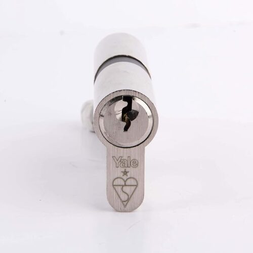 Yale PKM3030-NP- KM Superior 1 star Euro Cylinder lock - 30/30 (70mm) / 30:10:30 - Nickel Finish- High Security